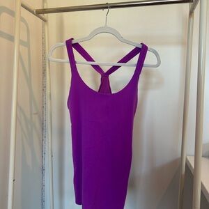 Athleta Purple Backless Tank Top